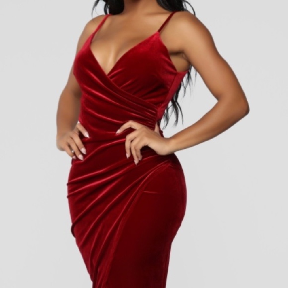 NWOT size L velvet dress